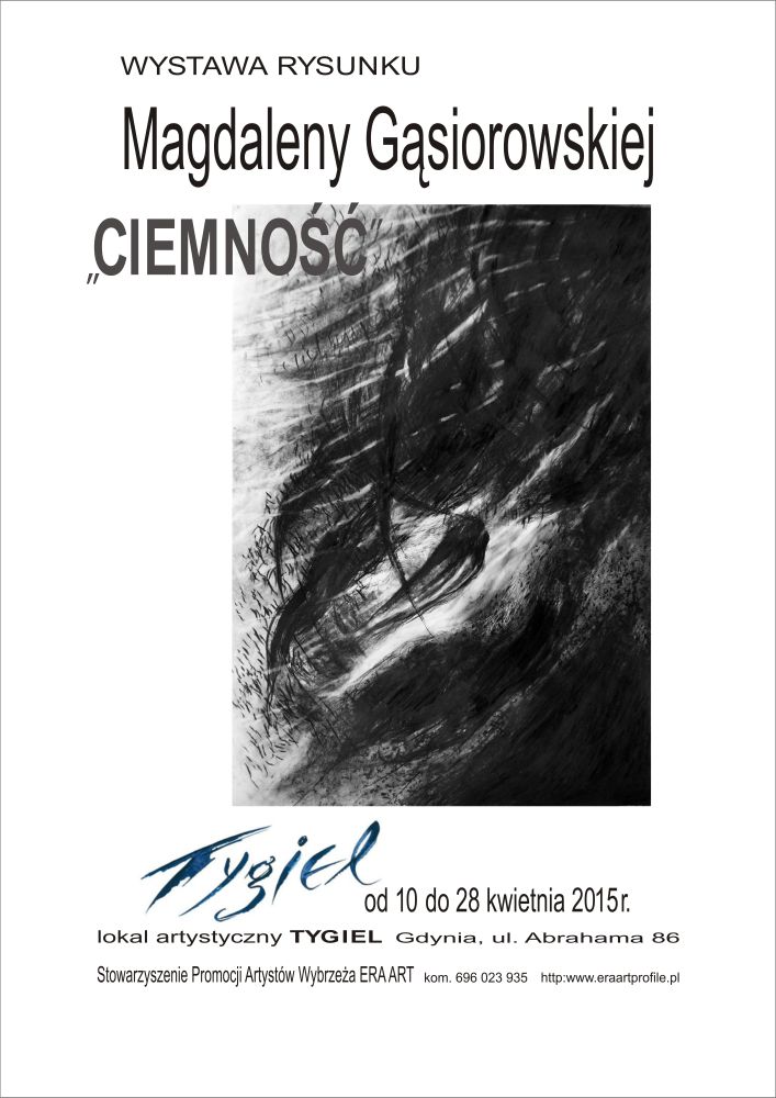 CIEMNOŚĆ, rysunek Magdaleny Gąsiorowskiej