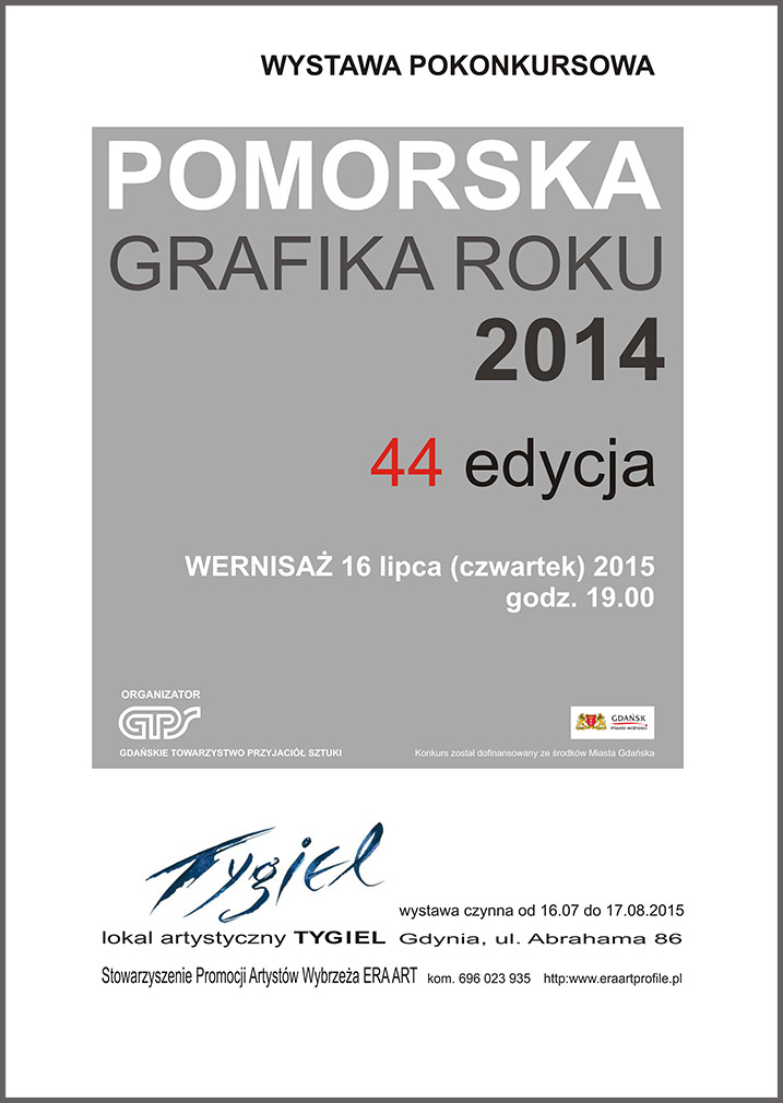 POMORSKA GRAFIKA ROKU 2014 – 44. edycja