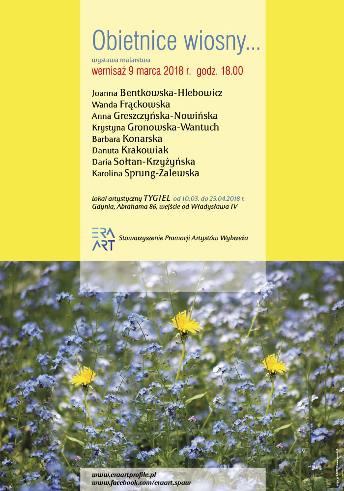Obietnice wiosny … zbiorowa wystawa malarstwa