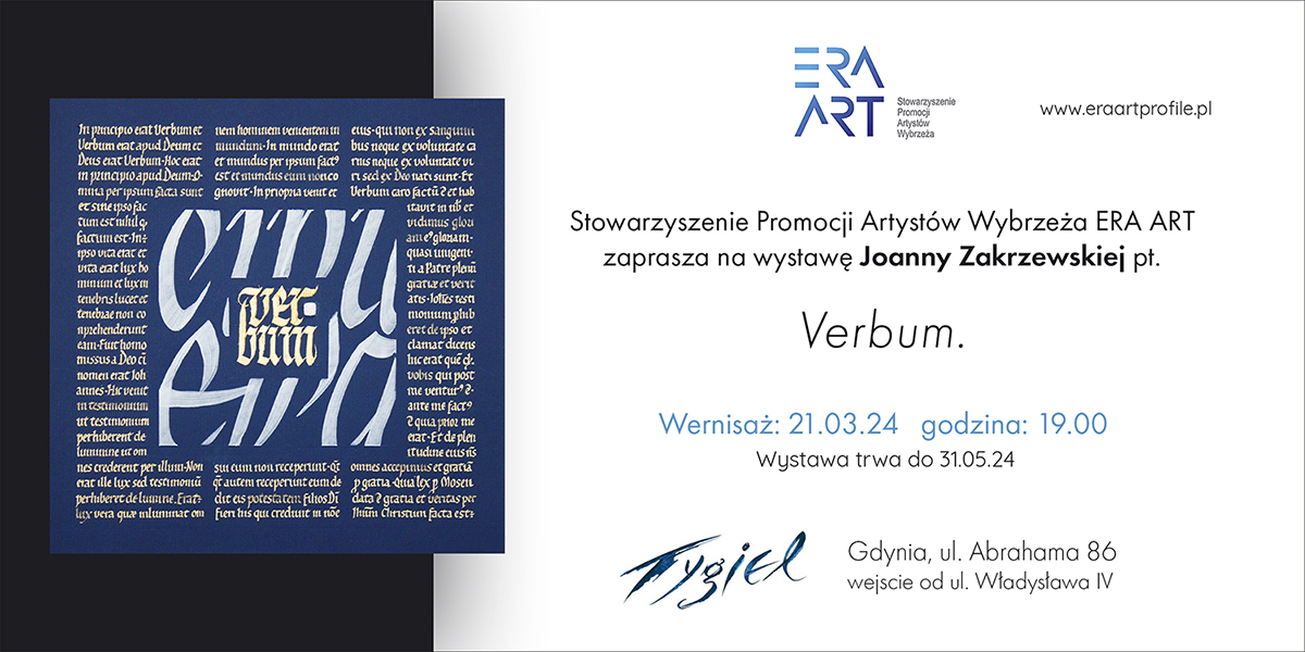 VERBUM, grafika Joanny Zakrzewskiej