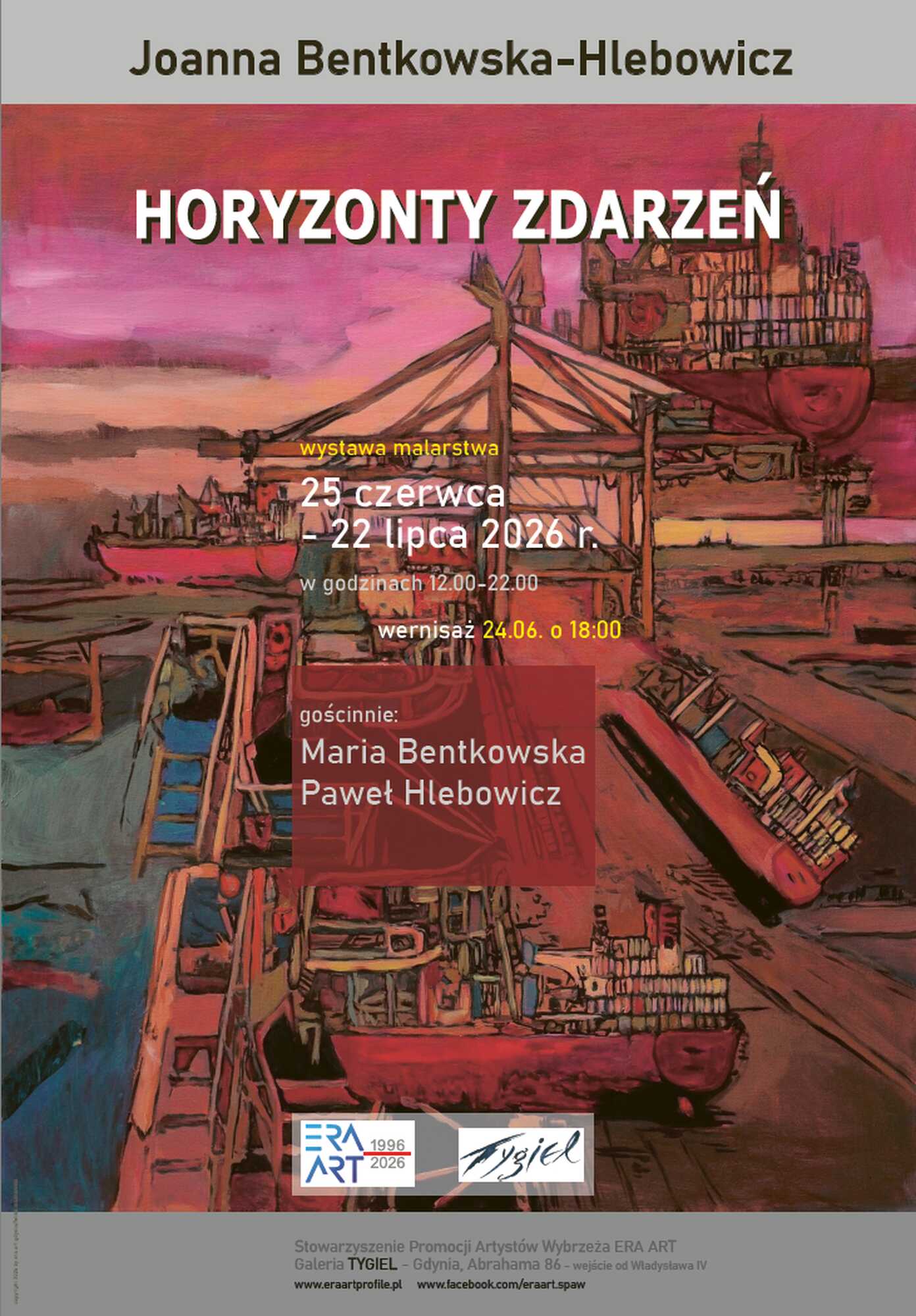HORYZONTY ZDARZEŃ, malarstwo Joanny Bentkowskiej-Hlebowicz